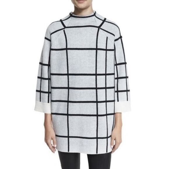 Rag & Bone Mallori Tunic Sweater Small Grey 100% Wool - Picture 1 of 15